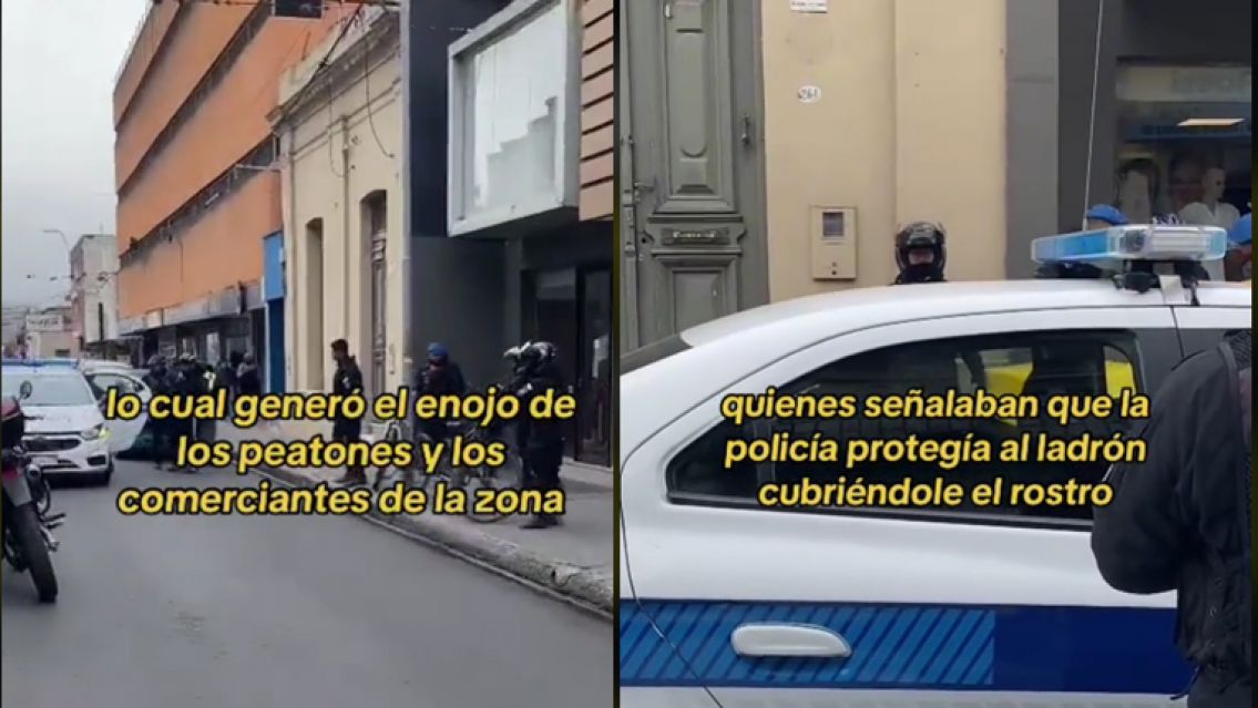 Quiso robar una mochila y lo lincharon en plena calle Balcarce: "Le dieron para que tenga"