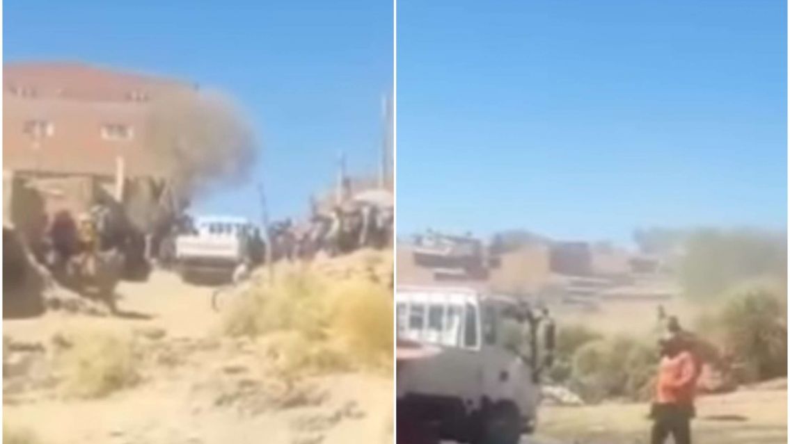 Bolivianos atacan a gendarmes argentinos con piedras: Alarmante video
