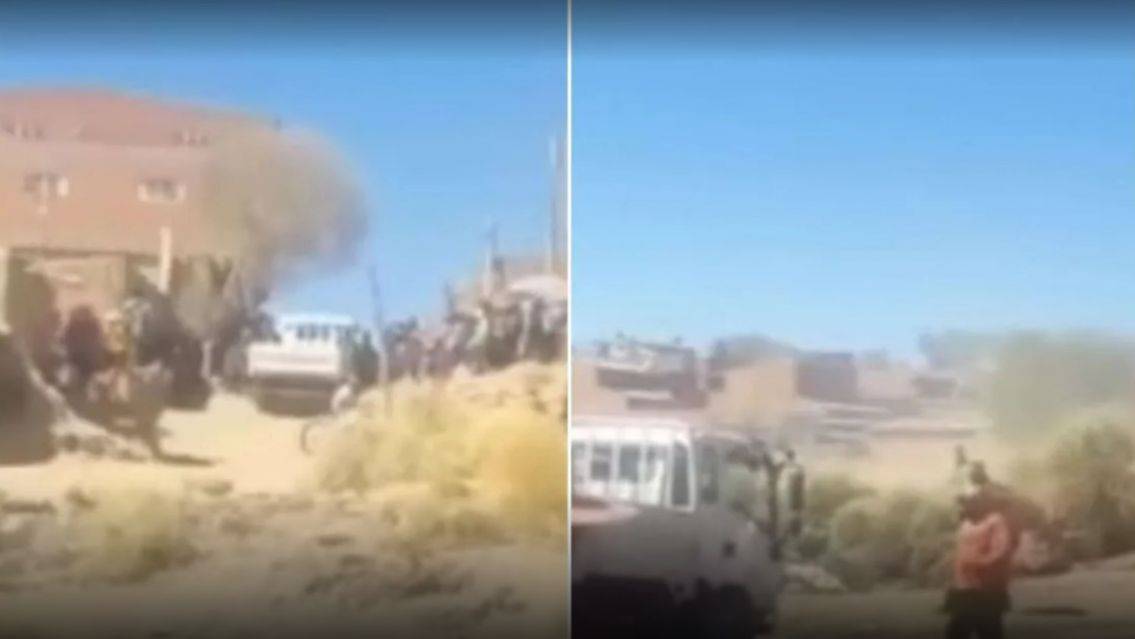 Bolivianos atacan a piedrazos a gendarmes argentinos: el alarmante video