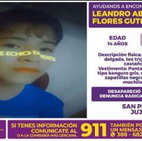 Urgente: buscan a un adolescente jujeño que se encuentra desaparecido