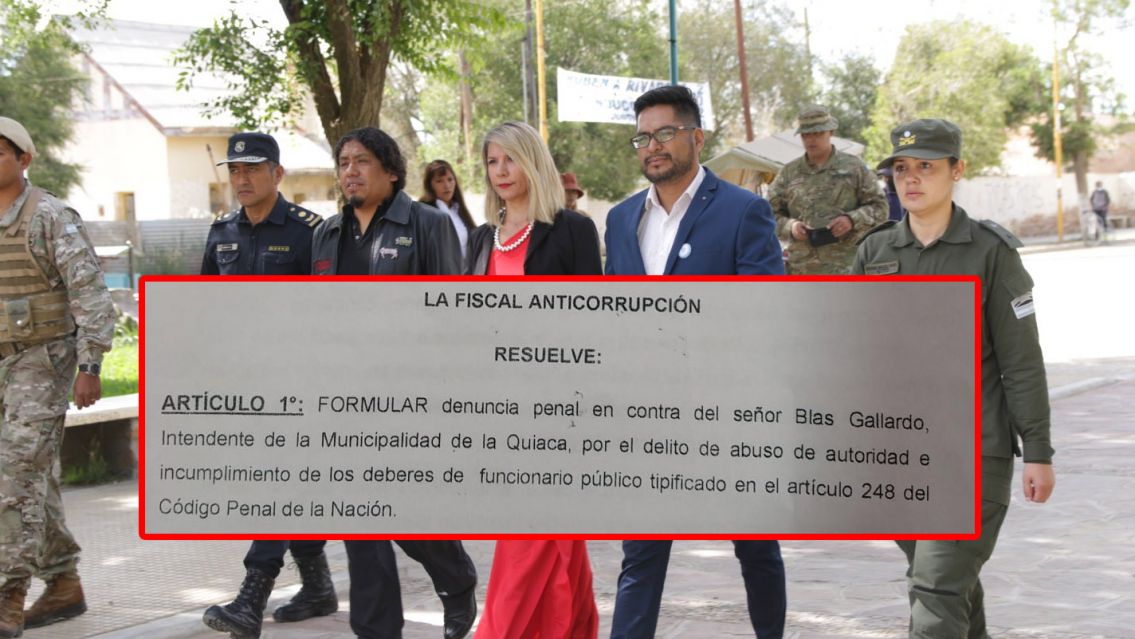 La fiscal Anticorrupci�n denunciar� a Blas Gallardo: una dura acusaci�n