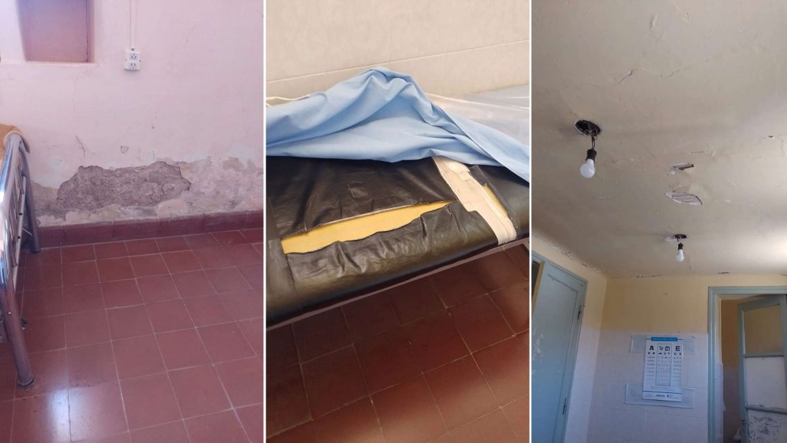 Aseguran que el Hospital de Maimará se cae a pedazos y Bouhid no aparece