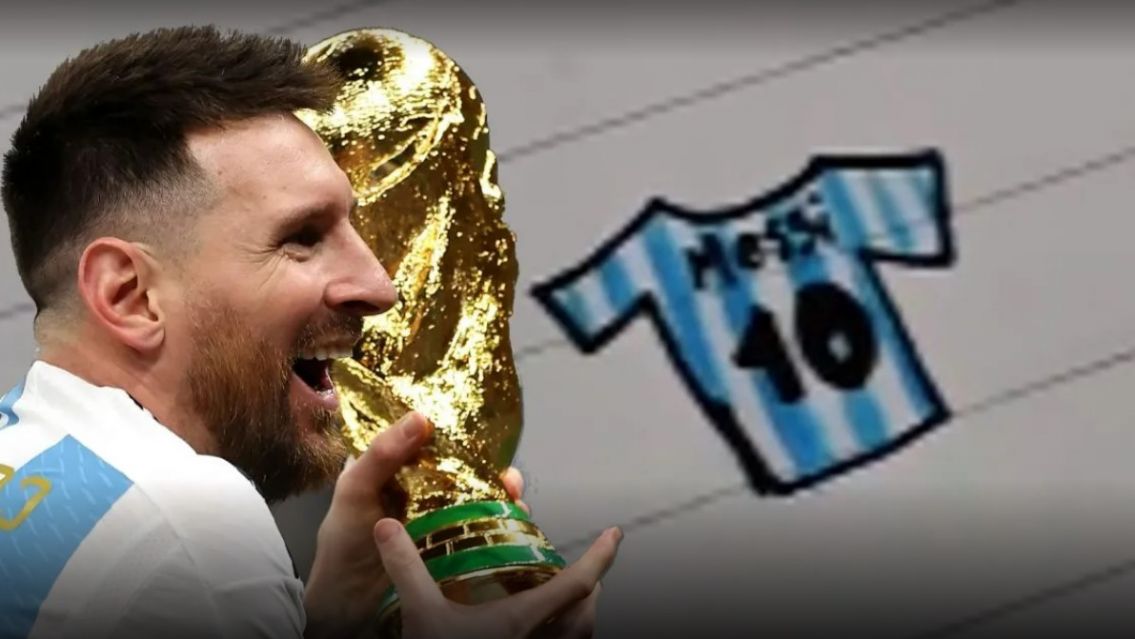 Es de Salta, dibujó una camiseta de Messi y se hizo famosa: qué tiene de especial