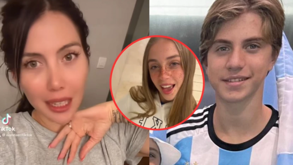 Wanda Nara se peleó con la novia de su hijo Valentino: "Basta!"