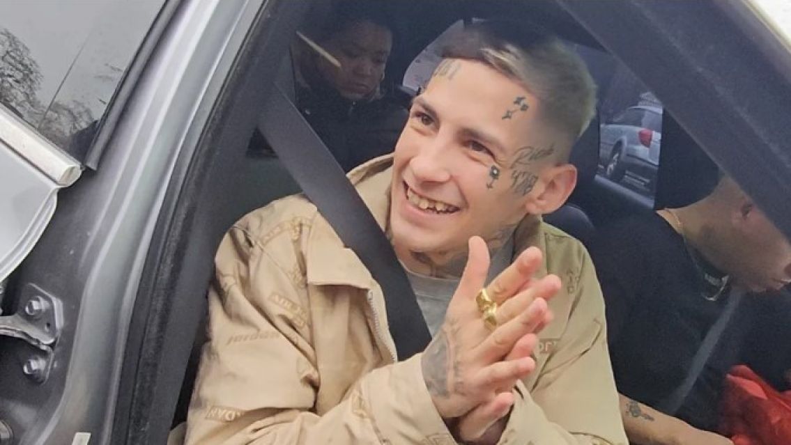 A 12 d�as de quedar libre, L-Gante fue a sacar la visa: quiere ir a trabajar a los Estados Unidos