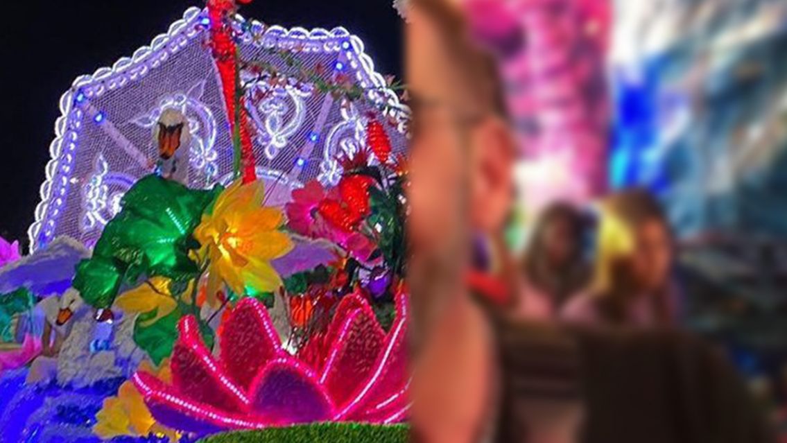 El mega famoso que apareci� en el desfile de carrozas: todos lo reconocieron