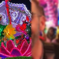 El mega famoso que apareci&oacute; en el desfile de carrozas: todos lo reconocieron