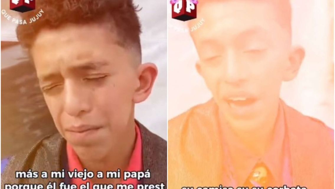 "Le agradezco a mi viejo": El chico jujeño que emocionó con sus palabras