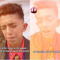 "Le agradezco a mi viejo": El chico jujeño que emocionó con sus palabras