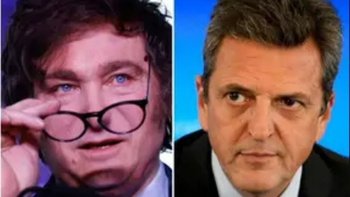 Javier Milei: "Iremos al balotaje con Massa"