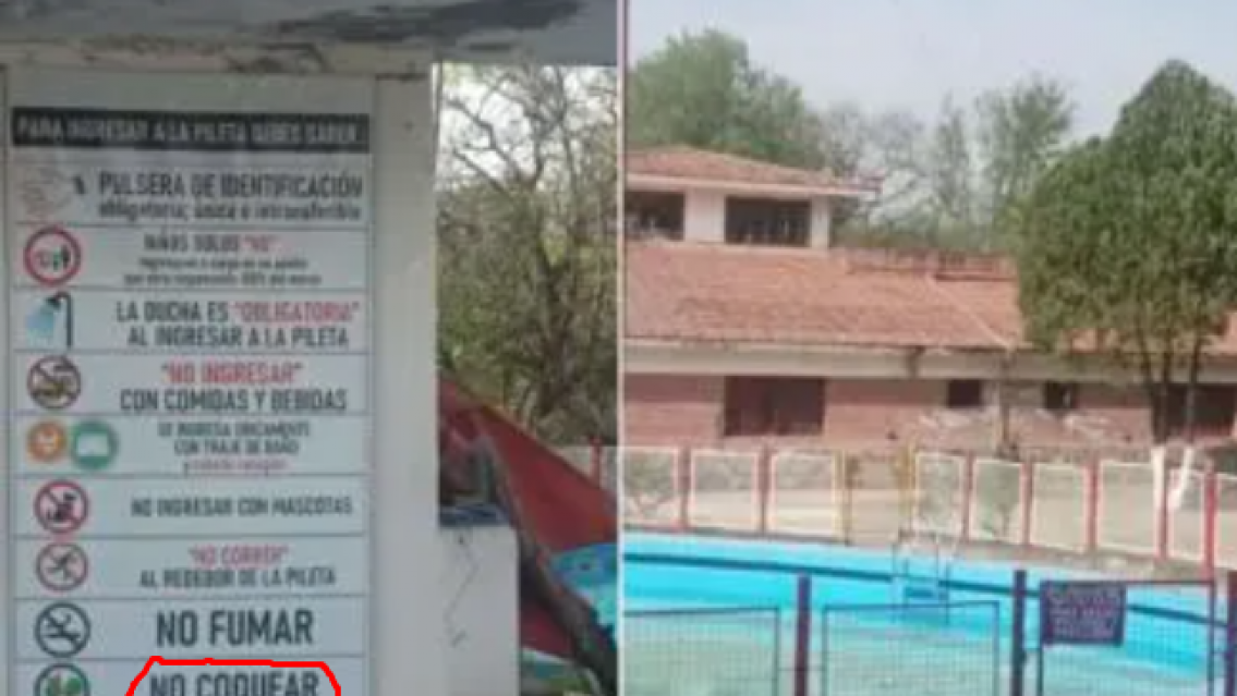 "No se puede coquear en la pileta": La aclaración del camping de Jujuy tras la polémica