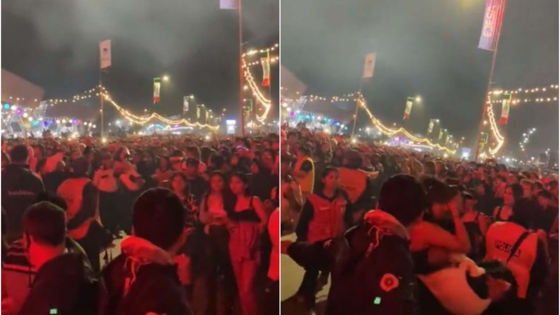 Momentos de tensión en el show de Miranda: Hubo personas desmayadas