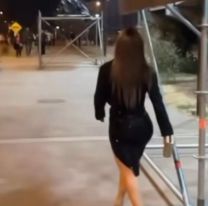 Famosa apareció en medio de la gente en la FNE y se sacó fotos con todos