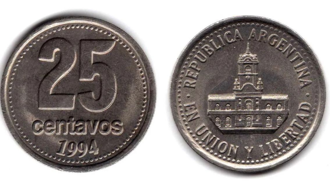 Pagan entre $15.000 y $30.000 por monedas de 25 centavos: D�nde venderlas