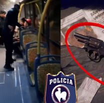 Juje&ntilde;os subieron armados a un colectivo y amenazaron a una se&ntilde;ora: Escalofriante video 