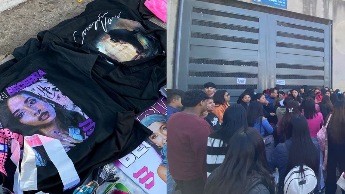 Jujeño cobra por hacer fila para ver a María Becerra: "¿Cuánto pagan?"