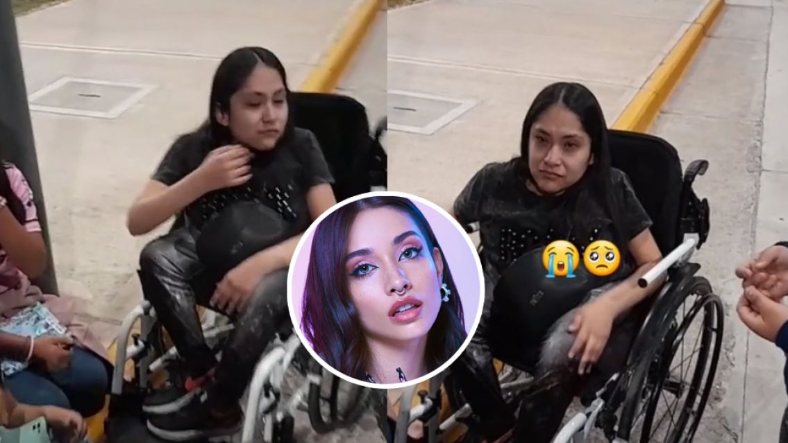 Jujeñita sueña con conocer a María Becerra: vino desde Palpalá en silla de ruedas