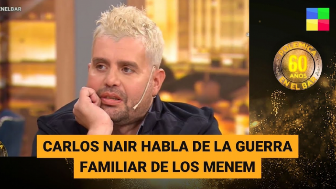 Zulemita puso cosas a su nombre antes de que Menem muera, Carlos Nair indignado por la herencia