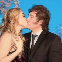 F&aacute;tima Florez y Javier Milei a los besos antes de su programa junto a Mirtha Legrand