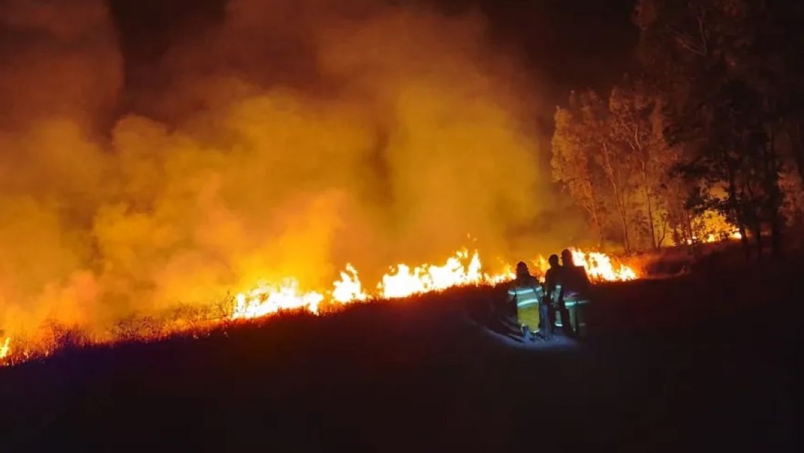 Se desató un incendio forestal en Perico y afectó más de 20 hectáreas