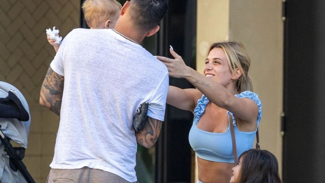 El mal momento entre Camila Homs y Rodrigo De Paul al verse por sus hijos