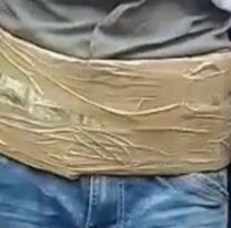 Detuvieron a tres chinos con 700 mil d&oacute;lares pegados al cuerpo