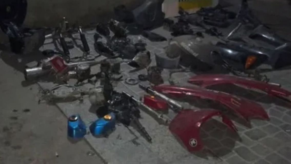 Desbarataron tremendo desarmadero de motos en Jujuy pero no hay detenidos