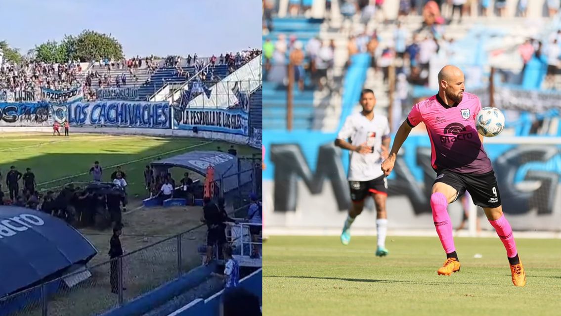 Gimnasia no clasificó al reducido y el partido terminó mal: agresión al árbitro y descontrol
