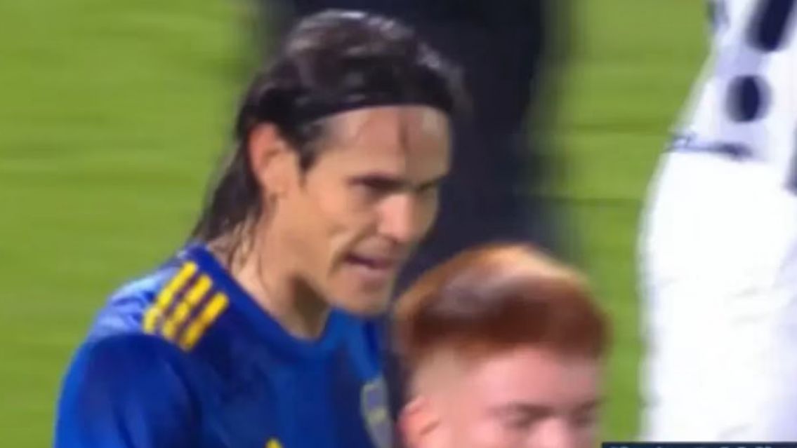 El tenso momento entre Cavani y el "colo" Barco: "A vos te hablo, nene"