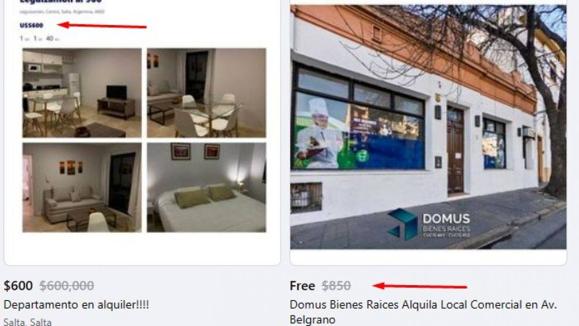 Ley de Alquileres: no se puede publicar más avisos en dólares