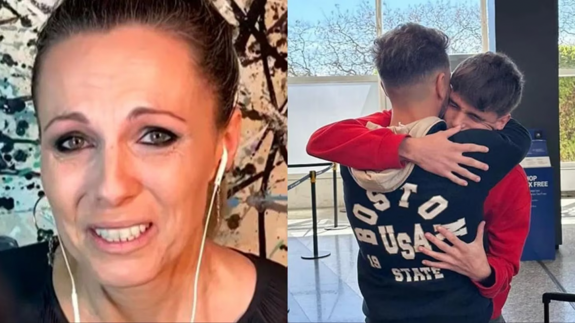 Llanto desconsolado de Denise Dumas al despedir a su hijito