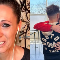 Llanto desconsolado de Denise Dumas al despedir a su hijito