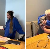 El hermoso gesto de una nieta con su abuelito fan&aacute;tico de Boca: "Vas a estar en Brasil"