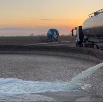 Bloqueo sindical obligó a Sancor a tirar 100 mil litros de leche