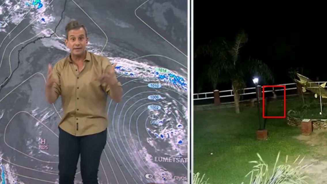 Apareció un "fantasma" durante la transmisión en vivo y dejó a todos sin palabras