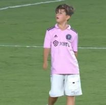 El video del golazo con el que Thiago sorprendió a Messi y Antonela