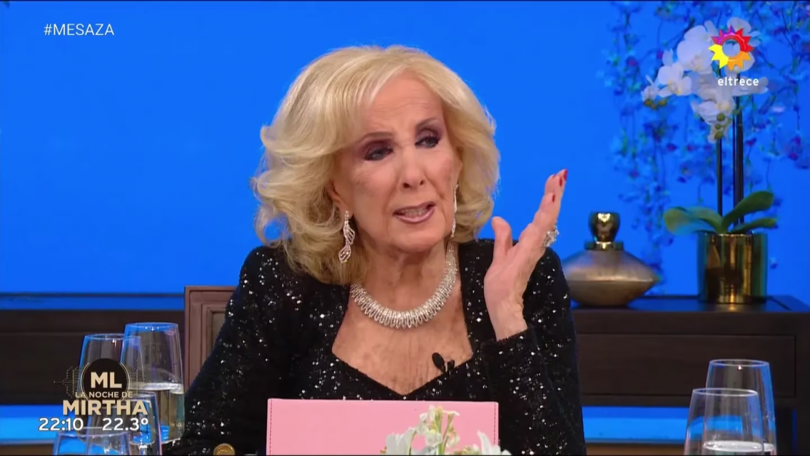 "De qué vivís porque no te veo trabajar mucho", Mirtha Legrand incomodó a uno de sus invitados