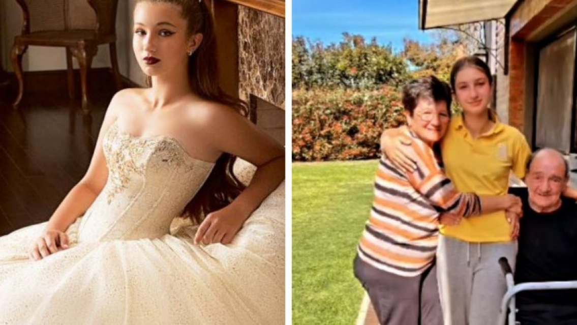 Toda la familia menos Nicole, as� fue el cumple de 15 de Indiana Cubero