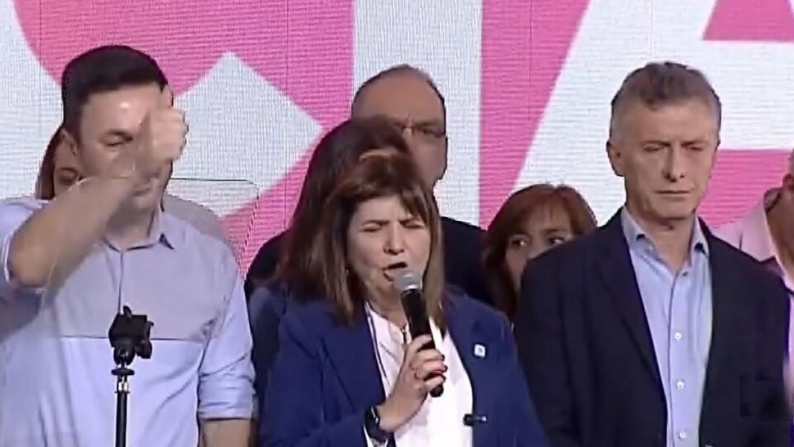 Bullrich reconoció la derrota y aseguró luchar contra el populismo y las mafias