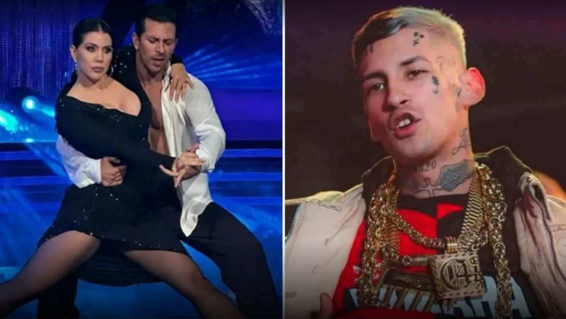 El inesperado mensaje de L-Gante a Wanda despu�s de su debut en el Bailando
