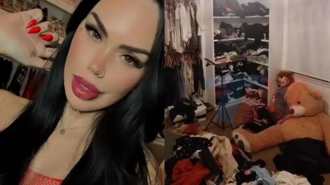 ¿Brujería? El aterrador muñeco que tenía escondido Sofia Clerici y asustó a los policías