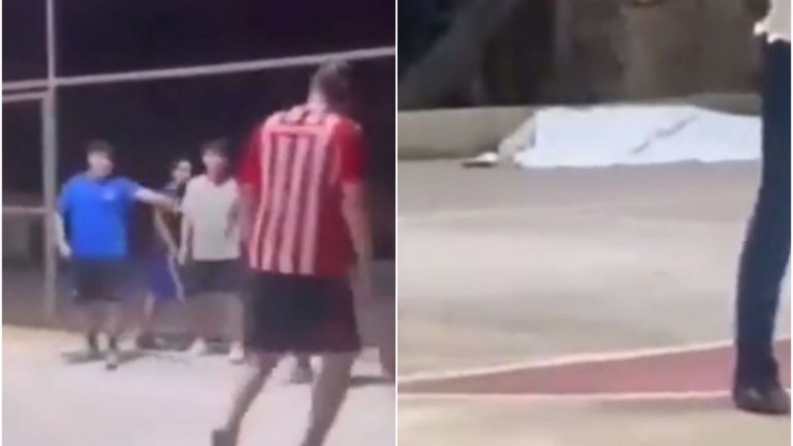 Terrible tragedia en un playón deportivo: Se agarraron a piñas y uno cayó muerto