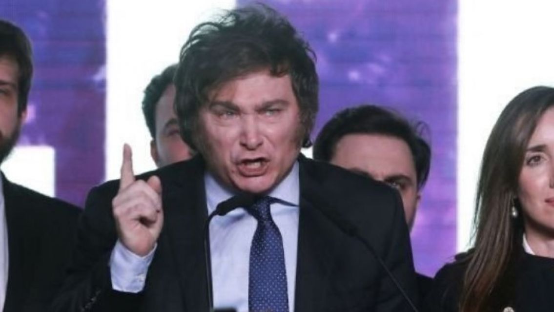 Javier Milei, en campa�a: "Sergio Massa es el rey de la casta"