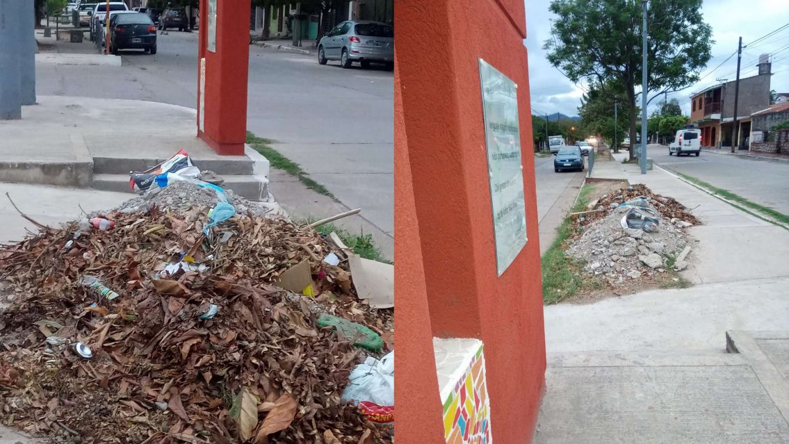 Juje�os indignados con la basura en Libertador: "�As� ser�n de sucios?"