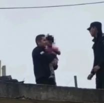 Conmoci&oacute;n: detuvieron a un hombre por robo y encontraron a su hija de 3 a&ntilde;os arriba de un techo con hipotermia