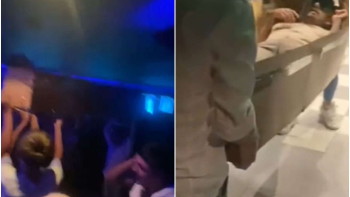 Juje�o entr� en un ataud a la fiesta y fue la sensaci�n de la noche: Todos sorprendidos