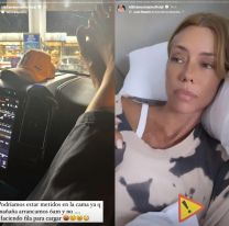 Nicole Neumann fue a cargar nafta y se enojó: "Podría estar en cama"