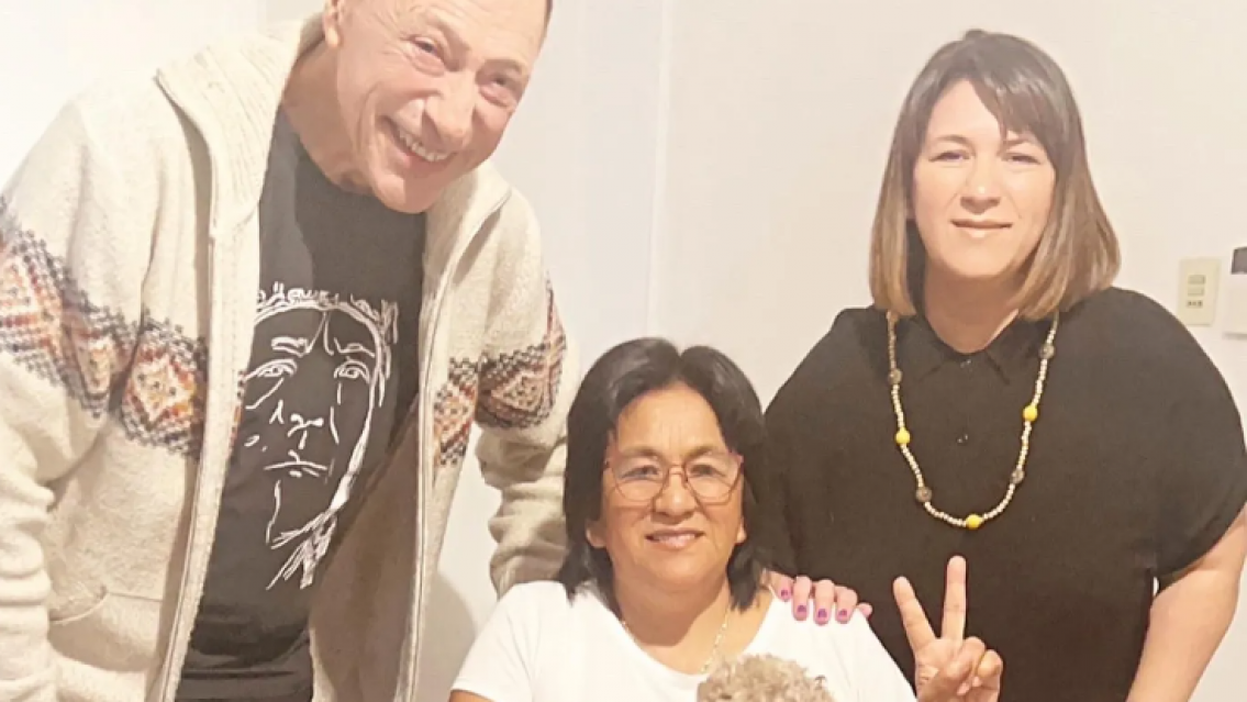 Milagro Sala y el ex juez Zaffaroni juntos en la cl�nica