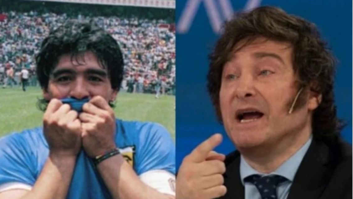 El mensaje anti Maradona de Milei que se hizo viral en el cumpleaños de Diego: "Mardedroga"