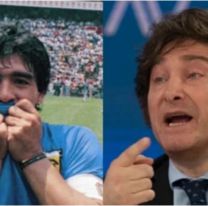 El mensaje anti Maradona de Milei que se hizo viral en el cumpleaños de Diego: "Mardedroga"